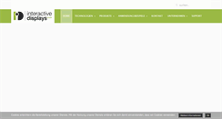 Desktop Screenshot of interactive-displays.de