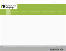 Tablet Screenshot of interactive-displays.de
